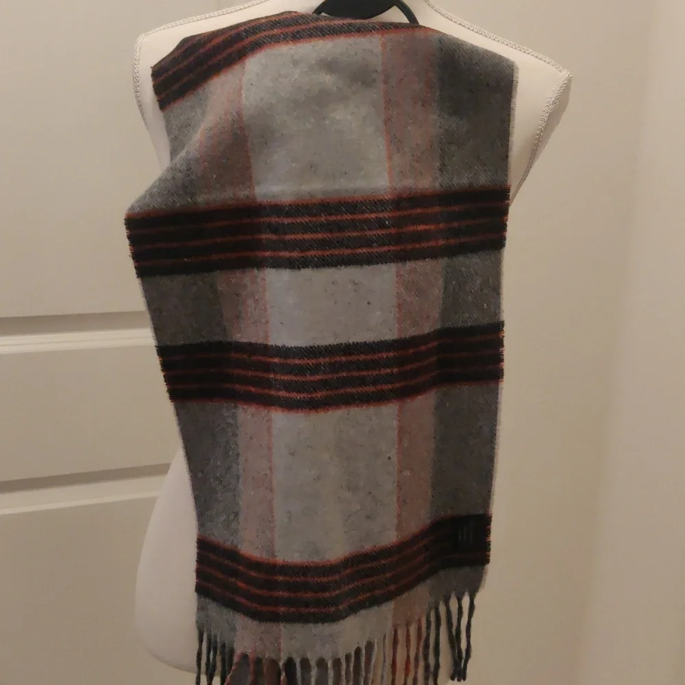 New!Luxury 100% Lambswool Soft Plaid Scarf Handcrafted